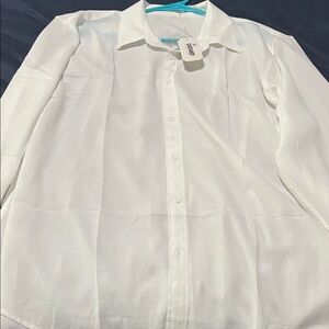 Coofandy White Men's Dress Shirt - Classic Button-Down XL NWT